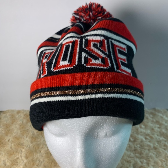 ADIDAS Accessories - ADIDAS Derrick Rose Logo Knit Cuff Pom Beanie Hat O/S